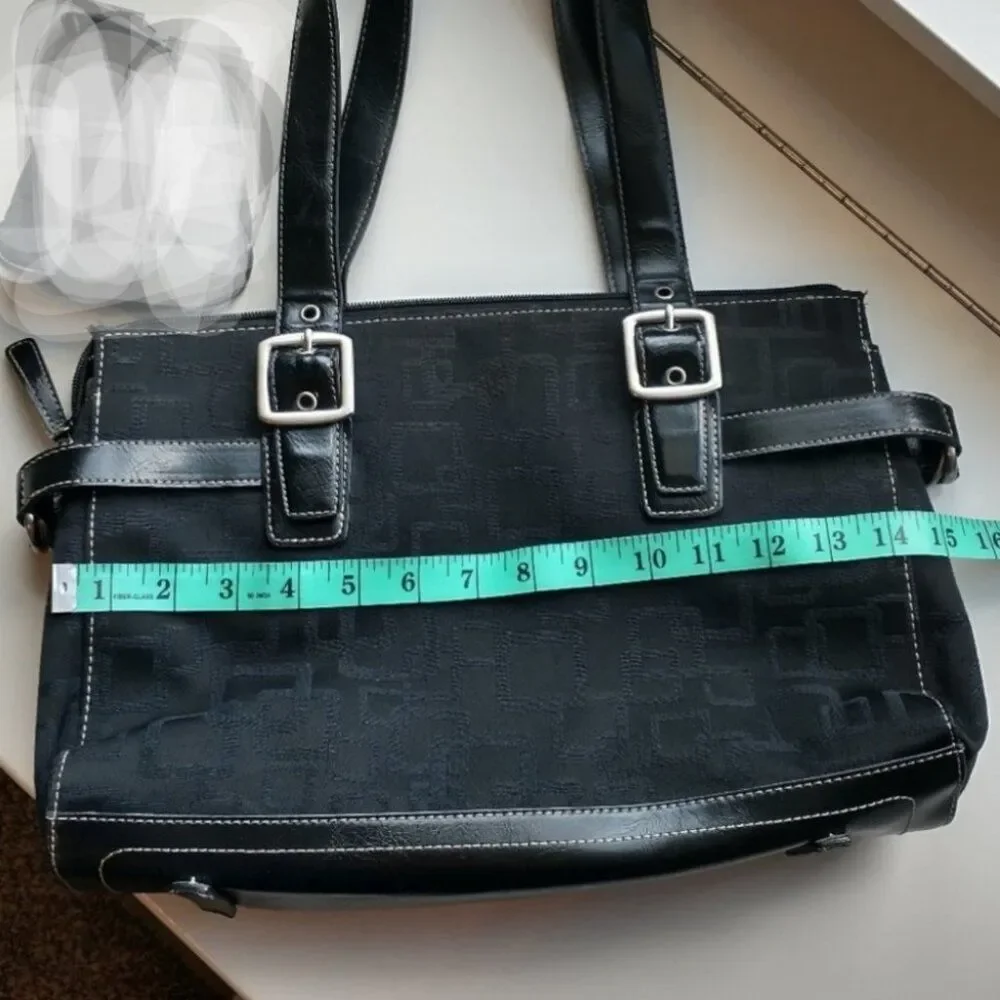 Large Nine West Black Tote Purse